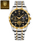 POEDAGAR Luxury Man Wristwatch Chronograph Waterproof Luminous Men Watch Stainless Steel High Quality Sport Men's Quartz Watches