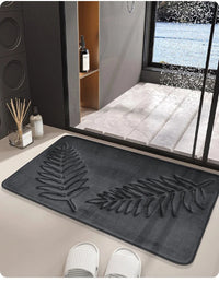 Memory Foam Bath Mat Toilet Mat Extra Soft Non-Slip Bathroom Mat Super Comfort Bath Mats for Bathroom Floor Bath Rug Foot Mat