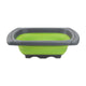 LMETJMA Collapsible Colander with Extendable Handles Colander Strainer Over The Sink Vegetable Fruit Colanders Strainers JT40