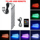 Neon LED Car Interior Ambient Foot Strip Light Kit Accessories Backlight Remote App Music Control Auto RGB Decorative Lamps