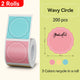NIIMBOT Round Thermal Label Sticker for B1 B31 B21 B3S Printer Transparent Self-adhesive Labels Paper Color Label DIY Name Tag