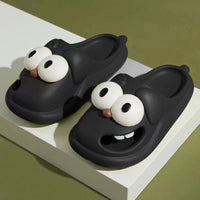Cute Cartoon Dog Slippers,Creative Non Slip Couples Sandals for Birthday Gift,Lightweight Thick Beach Shoe for Indoor Outdoor