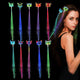 1/10 Pcs LED Luminous Scrunchies Glowing Hairband Girl Light Up Hair Scrunchy Birthday Party Headwear Supplies Hair Accessories