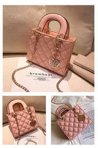 Handbag Women Brand Luxury Totes High Quality Fashion Classic Quilted Square Handle Bag Women Crossbody Shoulder Bags