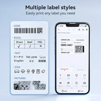 Niimbot M2 Thermal Transfer Label Printer 300 DPI High Definition Wireless 20-50 mm Print Width Label Maker Support Phone/PC