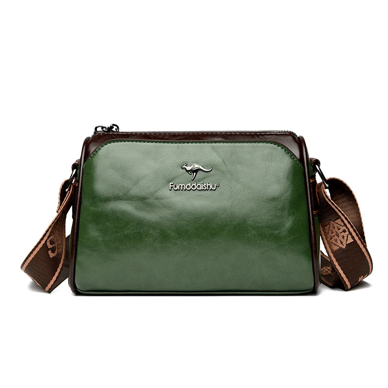 New Genuine High Quality Soft Leather Luxury Purses Crossbody Bag Designer Brand Ladies Shoulder Crossbody Bags 2024 Sac A Main