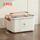 Large Capacity Medicine Box Portable Home First Aid Medical Kit Family Emergency Medicine Box with Multi-layer Drug Storage Case