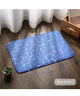 Memory Foam Embossed Velvet Carpet Bathroom Living Room Non-Slip Mat Cobblestone Floor Mat