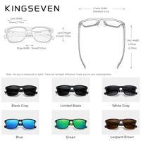 KINGSEVEN Square Frame Sports Polarized Sunglasses Women Men Sun Glasses UV400 Goggles Eyewear for Driving
