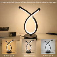 Creative LED line desk lamp for home lighting, decoration, night light