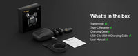 MAONO T1mini Wireless Lapel Microphone for Phone-Noise Cancellation Auto Clipping Function App Setting Audio Video Recording Mic