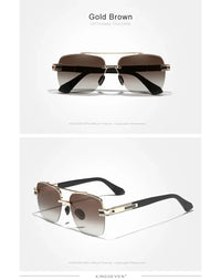 KINGSEVEN 2024 Brand New Design Sunglasses For Men Polarized Gradient Sun Glasses Women Eyewear Square Retro Eyewear Okulary
