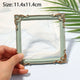 INS Gold Silver Retro Photo Frame For Nail Art Jewelry Decoration Photography Prop Background Foto Wall Photographic Accessories