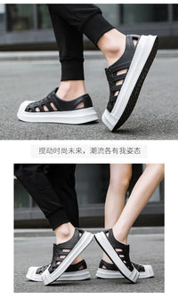 Men sandals outdoors Hole sandals for men Breathable Thick Bottom Unisex Soft EVA Non-slip Women sandals summer 2024 Beach Shoes