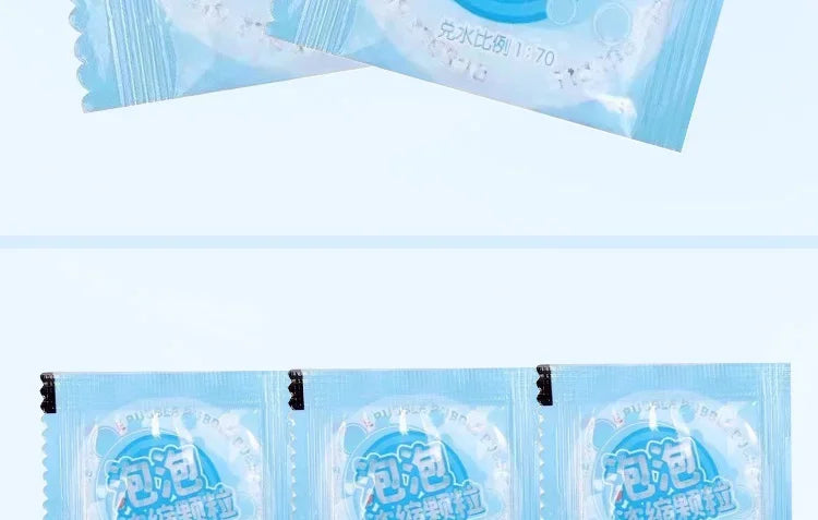 10-30pcs Bubble Machine Supplement Liquid Colorful Bubble Concentrated Granules 10pcs ≈ 500ml Bubble Gun Supplement Granules