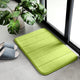 Memory Foam Embossed Velvet Carpet Bathroom Living Room Non-Slip Mat Cobblestone Floor Mat