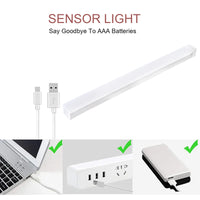 Motion Sensor Light Wireless LED Night Light USB Rechargeable Night Lamp For Kitchen Cabinet Wardrobe Lamp Staircase Backlight