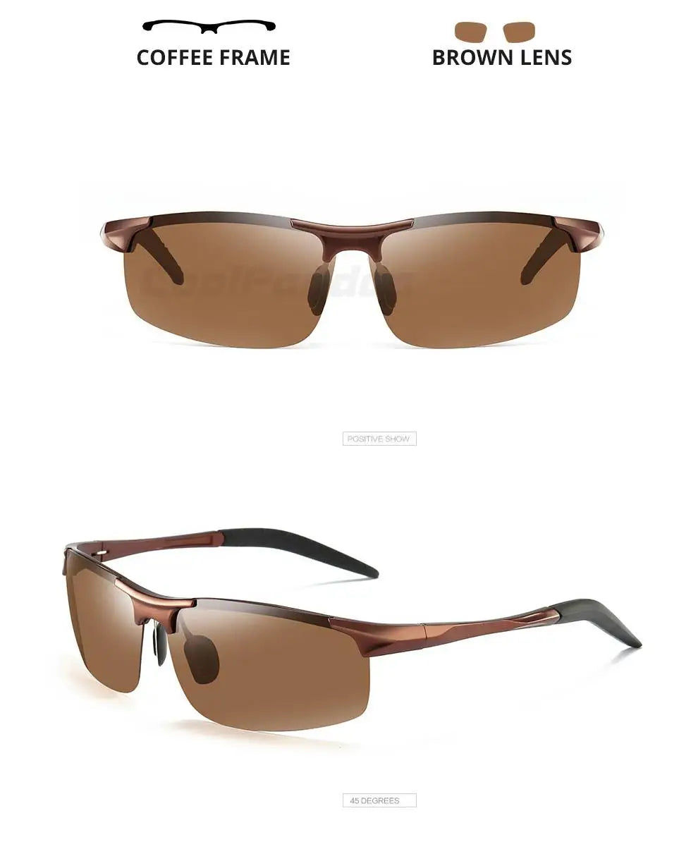 Luxury Brand 2023 Aluminum Sunglasses For Men Polarzed Sun Glasses Man Day Night Driving Anti-Glare Wome Oculos De Sol Masculino