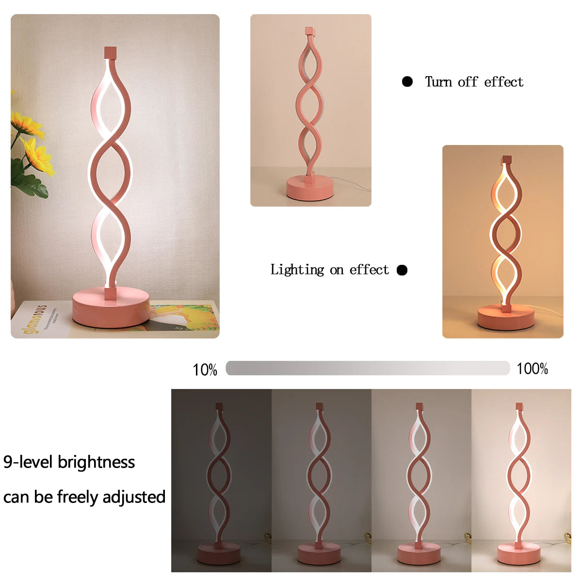 Creative seaweed table lamp LED decorative lighting table lamp