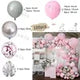 Macaron Pink Balloon Garland Arch Kit Kids Happy Birthday Metal Rose Gold Confetti Balloons Wedding Party Baby Shower Decoration