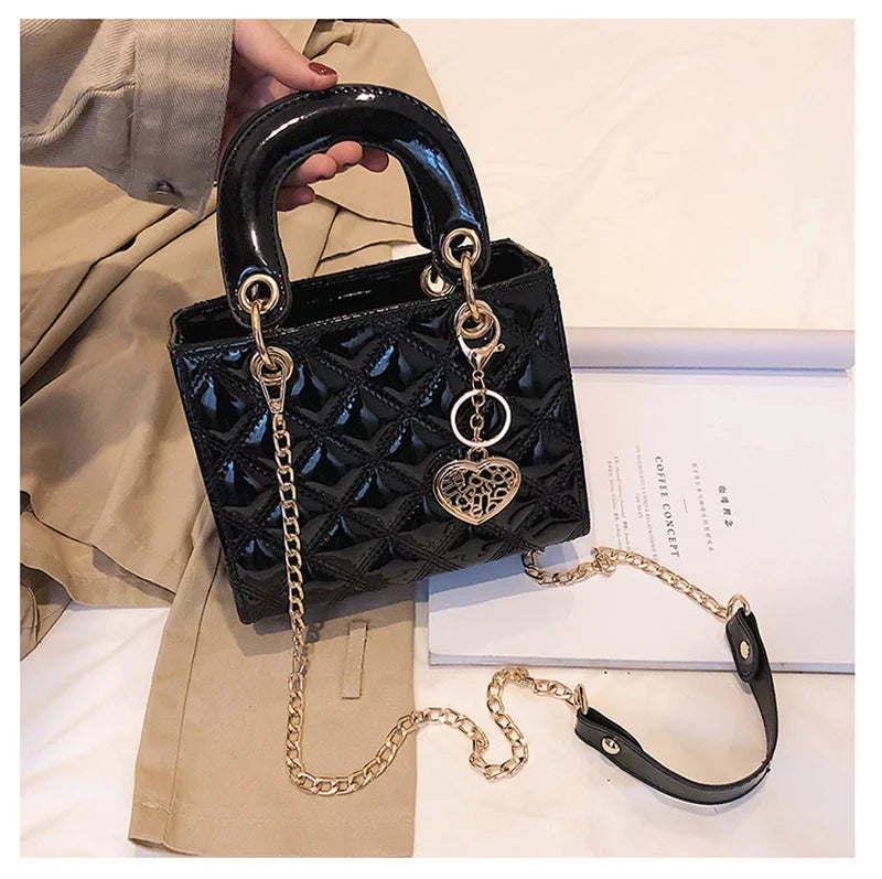Handbag Women Brand Luxury Totes High Quality Fashion Classic Quilted Square Handle Bag Women Crossbody Shoulder Bags