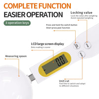 Portable Weight Scale LCD Digital Spoon Electronic Kitchen Scale 500g 0.1g Measuring Mini Kitchen Tool for Milk Coffee