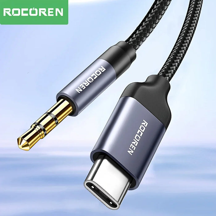 Rocoren USB Type C To 3.5mm Jack Aux Audio Cable