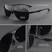 KINGSEVEN Polarized Aluminum Sunglasses Men High Quality UV400 Mirror Lens Male Women Fashion Eyewear Driving Outdoor Glasses