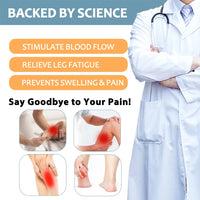 1 Pair Sports Compression Socks for Women and Men - Calf Support Socks for Running Nurses Flight Pregnancy Circulation Athletic