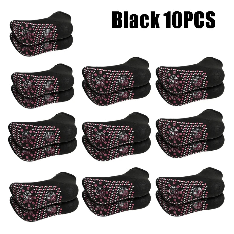 1/5pairs Tourmaline Self-Heating Socks Winter Warm Thermal Health Care Socks Slimming Health Short Sock Magnetic Therapy Sock
