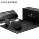 KINGSEVEN Fashion Pilot Rimless Sunglasses Men  Aluminum Polarized Large Frame Glasses Women Casual Driving Outdoor Eyewear