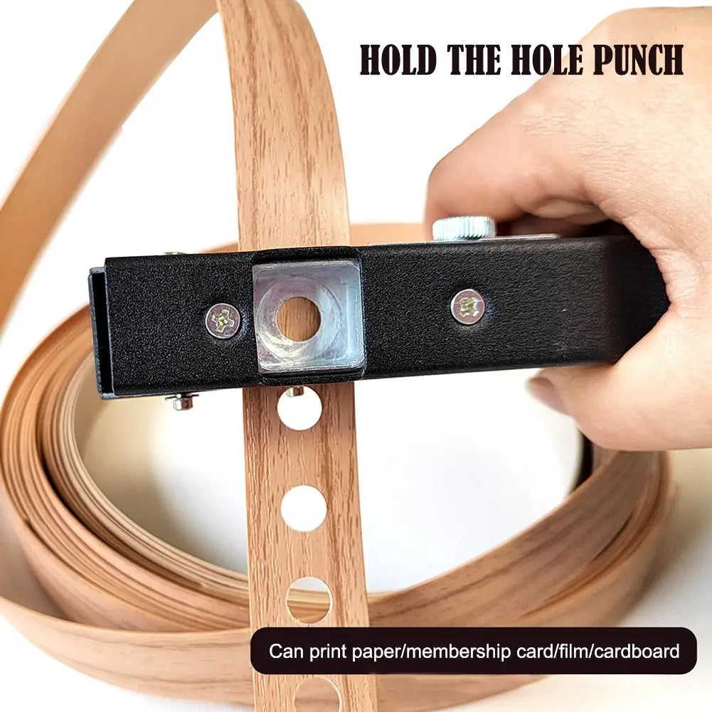 Manual Edge Band Puncher Plier 8/10mm Hole Card Punching Tool For Plastic Sheet Paper PVC ABS Opener Nail Hole Masking Plier