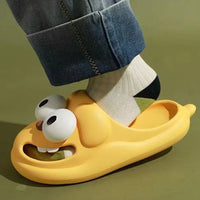 Cute Cartoon Dog Slippers,Creative Non Slip Couples Sandals for Birthday Gift,Lightweight Thick Beach Shoe for Indoor Outdoor