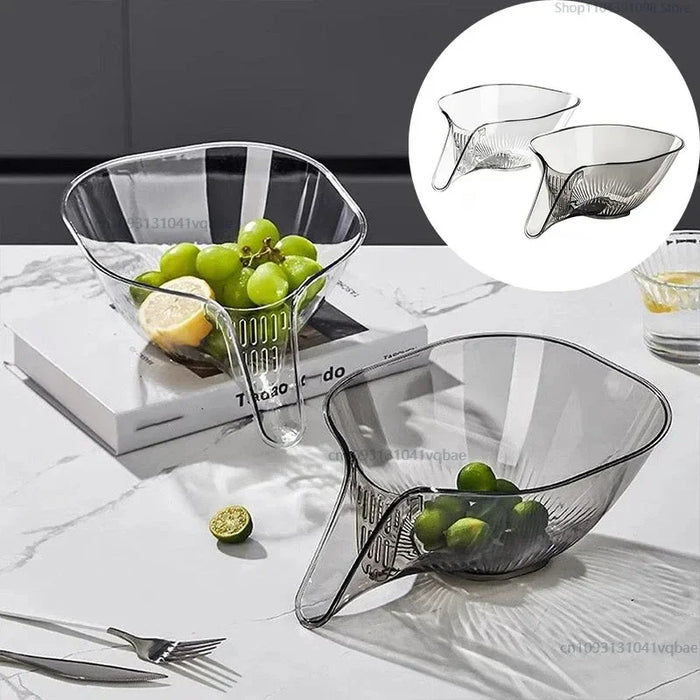 Multifunctional Fruit Vegetables Draining Bowl Drain Basket Kitchen Sink Drain Basket For Washing Fruit Salad Home Kitchen