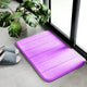 Memory Foam Embossed Velvet Carpet Bathroom Living Room Non-Slip Mat Cobblestone Floor Mat