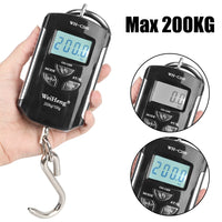 Portable Electronic Digital Crane Scale Weight 300 kg Stainless Steel Heavy Duty Hanging Hook Scales