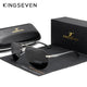 KINGSEVEN Fashion Pilot Rimless Sunglasses Men  Aluminum Polarized Large Frame Glasses Women Casual Driving Outdoor Eyewear