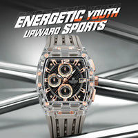 New NAVIFORCE Men's Quartz Multifunction Watches Fashion Sports Chronograph 5ATM Waterproof Silicone Band Casual Man Wrist Watch