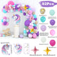 Rainbow Unicorn Balloons Garland Arch Kit Unicorn Birthday Party Decor Kids Wedding Birthday Supplies Baby Shower Latex Balloons
