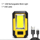 Portable Working Light COB High Bright Flashlight 3Lighting Modes Outdoor Waterproof Camping Fishing Multifunctional Tool Torch