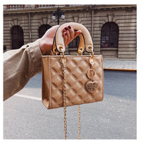 Handbag Women Brand Luxury Totes High Quality Fashion Classic Quilted Square Handle Bag Women Crossbody Shoulder Bags