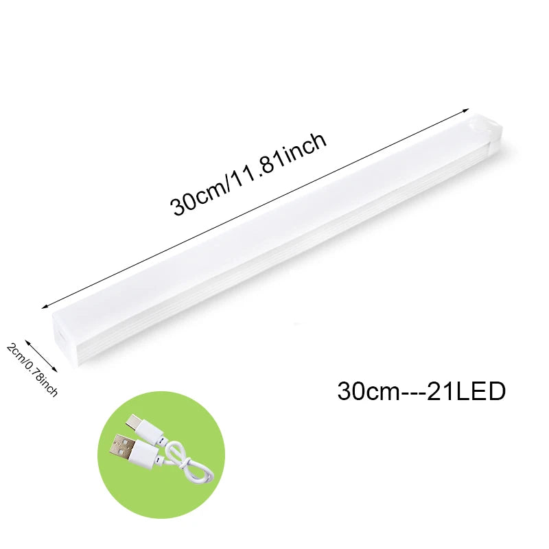 Motion Sensor Light Wireless LED Night Light USB Rechargeable Night Lamp For Kitchen Cabinet Wardrobe Lamp Staircase Backlight