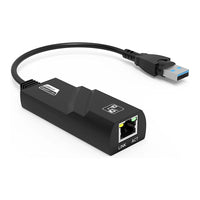 10/100/1000Mbps USB 3.0 Wired USB To Rj45 Lan Ethernet Adapter Network Card for PC Macbook Windows 10 Laptop