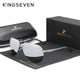 KINGSEVEN Fashion Pilot Rimless Sunglasses Men  Aluminum Polarized Large Frame Glasses Women Casual Driving Outdoor Eyewear