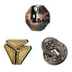 Metal Puzzle Brain Teaser 3PCS Set Casse Tete Difficile Rompecabezas IQ Test Mind Games Toys For Kids Adults Juegos De Ingenio