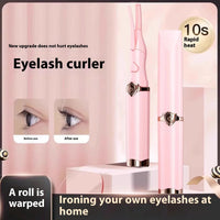 Portable 3 Temperature Mode Heated Eyelashes Curling Tool Electronic USB Natural Fake Eye Lash Curler Beauty Supplies