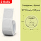 NIIMBOT Round Thermal Label Sticker for B1 B31 B21 B3S Printer Transparent Self-adhesive Labels Paper Color Label DIY Name Tag