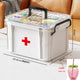 Large-capacity Multi-layer Transparent Storage Box Household Transparent Sorting Medical Emergency Portable Medicine Box