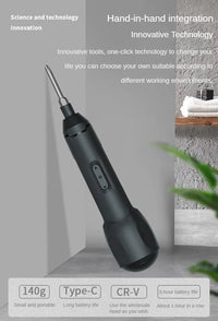 Portable Electric Screwdriver Rechargeable Mini Screw Driver Bits Kit Rechargeable Cordless Screwdriver Set Repairt Power Tools