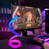 USB Power LED Romantic Light, Acrylic, Spiral RGB